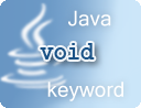 Java void keyword example