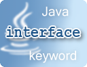 Java interface keyword example