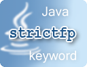 Java strictfp keyword example