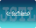 JSTL Core Tag c:forTokens Example