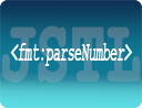 JSTL Format Tag fmt:parseNumber Example