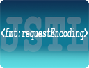 JSTL Format Tag fmt:requestEncoding Example