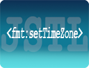 JSTL Format Tag fmt:setTimeZone Example