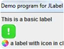 JLabel basic tutorial and examples