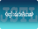 JSTL SQL Tag sql:dateParam Example