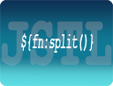 JSTL Function fn:split Example