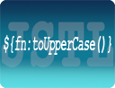 JSTL Function fn:toUpperCase Example