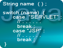 How to use String in Java switch-case statement
