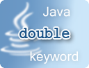 Java double keyword example