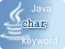 Java char keyword example