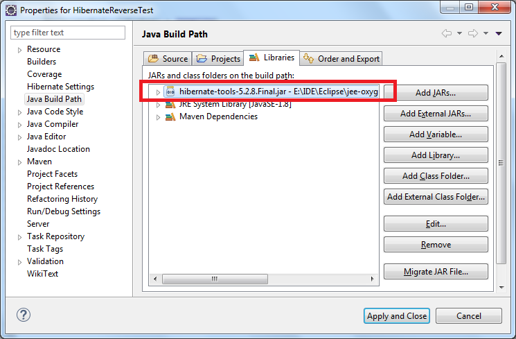 Java Build Path