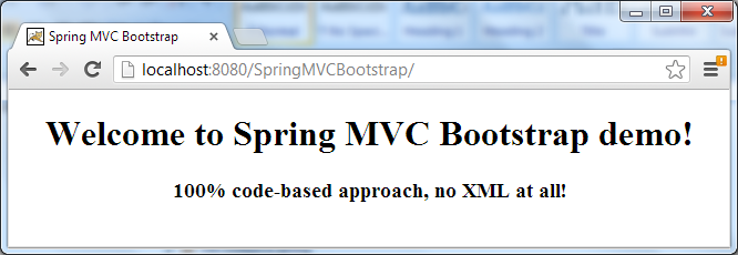 SpringMVCBootstrap output
