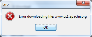 download error message