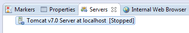 Tomcat in Servers view