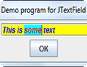 JTextField basic tutorial and examples
