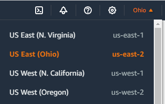 Choose AWS Region