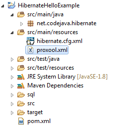 Proxool in Hibernate