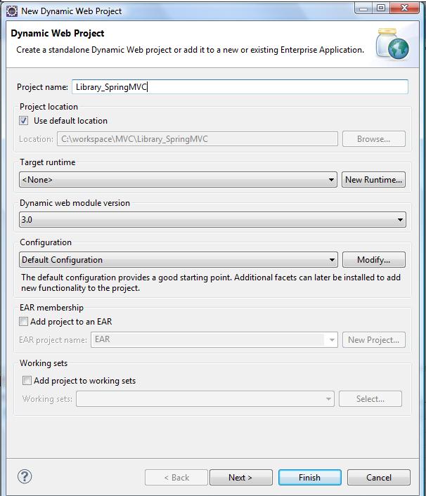 Library SpringMVC DynamicWebProject