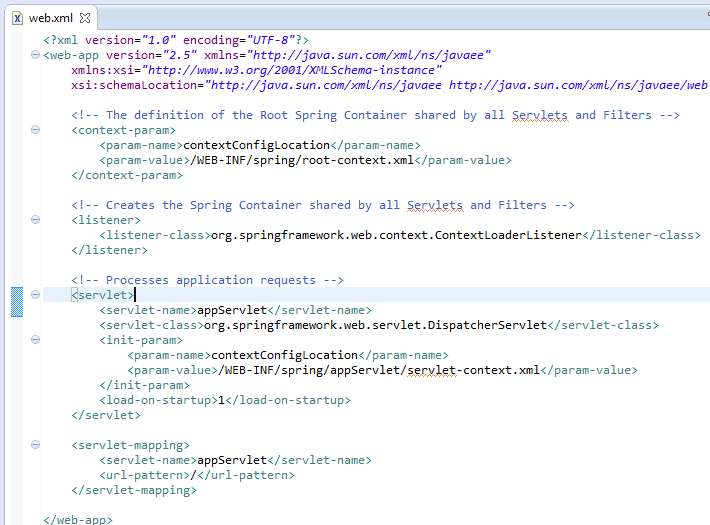 web.xml configuration