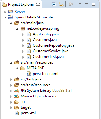 SpringDataJPAProjectStructure