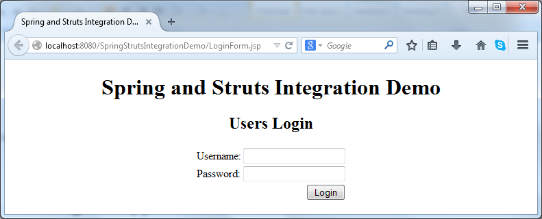 Login Form