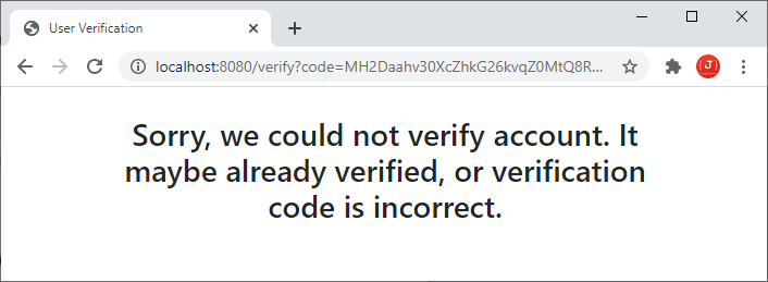 verify fail