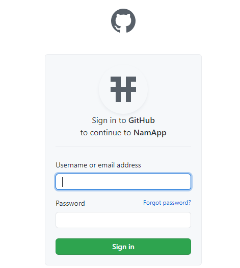 GitHub App Login