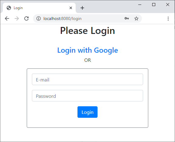 Login Google