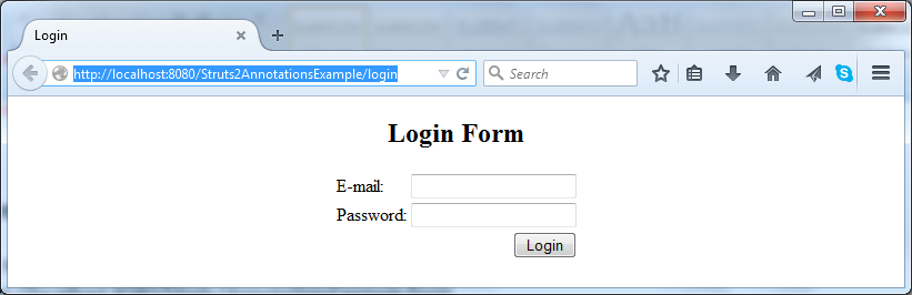 Login Page