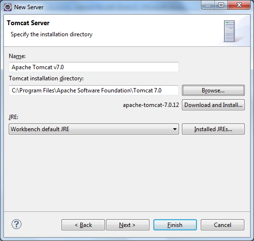 Tomcat server