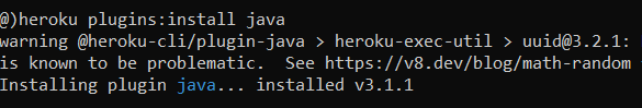 heroku install java plugin