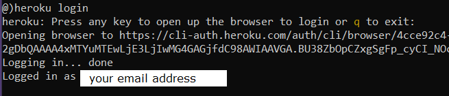 login Heroku CLI