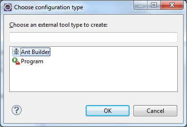 choose configuration type