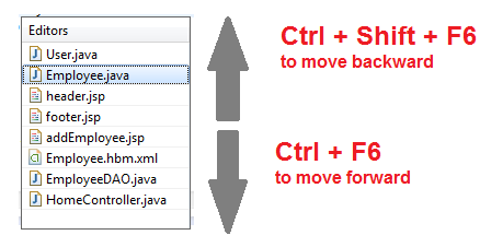 switching editors