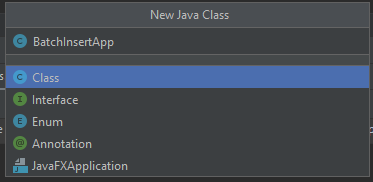 new-java-class