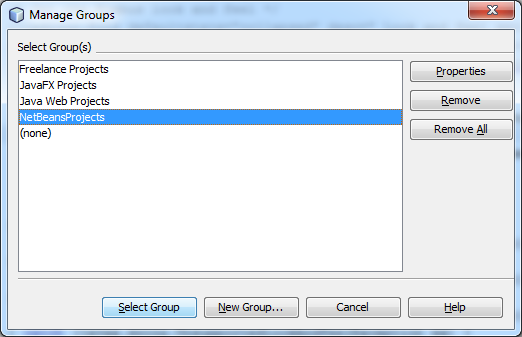 ProjectGroups