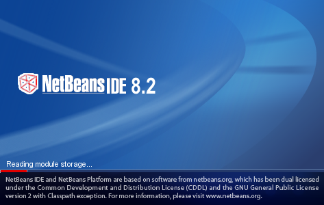 NetBeans splash screen