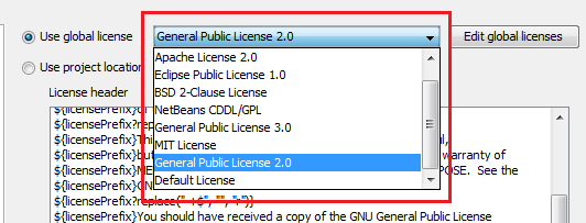 global license