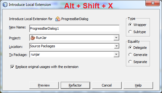 Introduce Local Extension