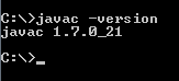 test javac version success