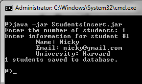 command prompt