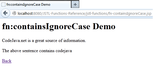 JSTL function fn-containsIgnoreCase