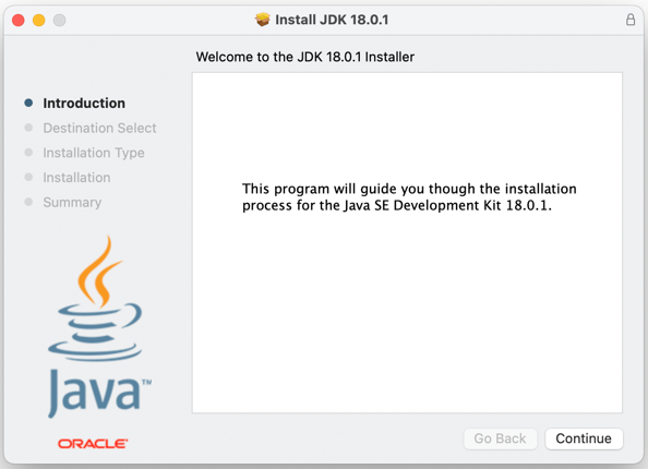 oracle jdk 18 macos installer