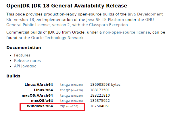 openjdk 18 download