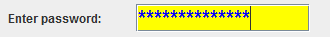 customize JPasswordField appearance