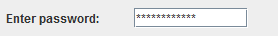 set asterisk as echo character for JPasswordField