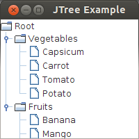 MutableTreeNode - [Swing] التعامل مع العناصر الرسومية فى الجافا باستخدام الشفرة (العنصر JTree) JTree%20without%20Scrollpane