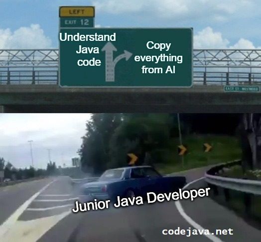 Junior Java Developer Copy AI Code