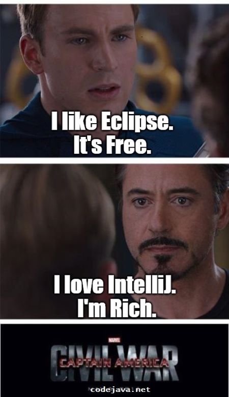 9 - Java IDE civil war