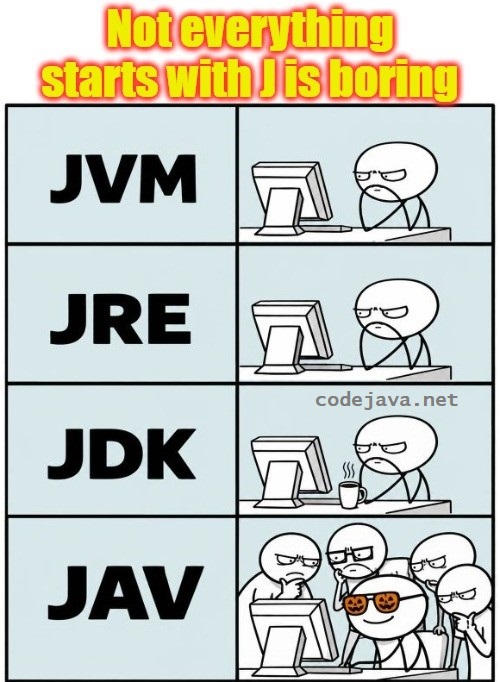 6 - Not everything starts with J is boring